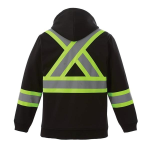 Hi-Vis Full Zip Polyester Fleece Hoodie