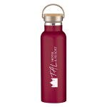 21 Oz. Tipton Stainless Steel Bottle With Bamboo Lid