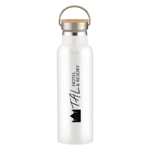 21 Oz. Tipton Stainless Steel Bottle With Bamboo Lid