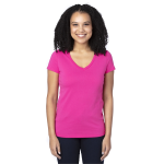 Threadfast Ladies' Ultimate CVC V-Neck T-Shirt