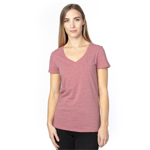 Threadfast Ladies' Ultimate CVC V-Neck T-Shirt