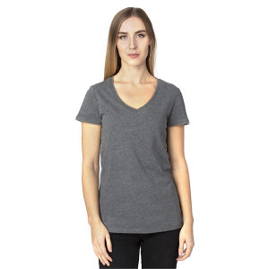 Threadfast Ladies' Ultimate CVC V-Neck T-Shirt