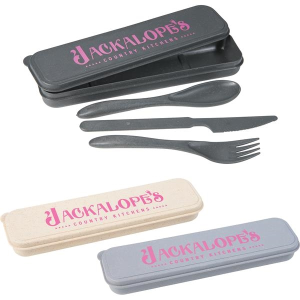 Bamboo Fiber Cutlery Set