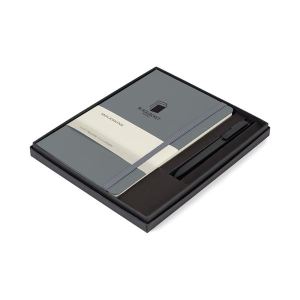 Moleskine® Large Notebook and GO Pen Gift Set